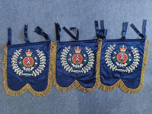 Drapeaux sportifs en tissu tissé de luxe en gros, à coudre, avec franges, pour la décoration de costumes - Product Image 6