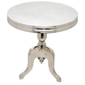 Mesa de aluminio y vidrio de buen diseño, mesa de tamaño personalizado de forma cuadrada para decoración del hogar y el salón - Product Image 4