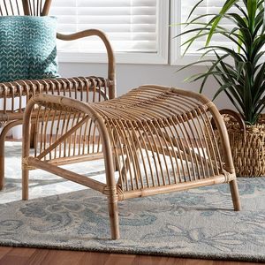 Reposapiés Lamaria Natural Rattan Talla Única Mobiliario Exterior - Product Image 4