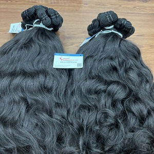 ¡Venta al por mayor! Extensiones de cabello de trama-Extensiones de cabello ondulado natural Cabello sin procesar-Listo para enviar - Product Image 5