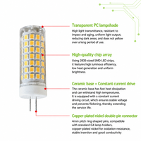 Ampoule LED G4 en céramique de haute qualité à 360 degrés, 7W, AC220-240V, à économie d'énergie, pour éclairage mural et luminaire suspendu à domicile