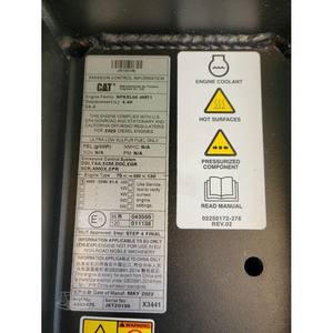 Compresseur à vis stationnaire SULLAIR 375HAF 2022, 220V/24V, alimenté au gaz, lubrifié à l'huile, avec bloc compresseur rotatif, neuf ou d'occasion - Product Image 3