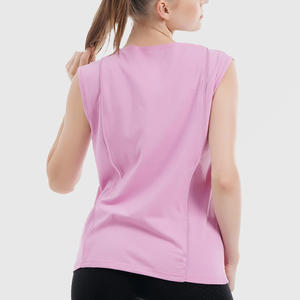 เสื้อกล้ามผู้หญิงแขนกุดเสื้อกล้ามใส่ไปยิมสไตล์ใหม่เสื้อกล้ามทำจากผ้าฝ้าย - Product Image 2