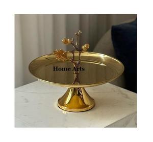 Support à chocolats en acier inoxydable à 3 niveaux Trending Design Round Shape Dessert Snacks Stand du fabricant en Inde - Product Image 6