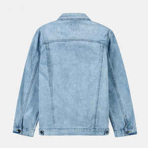 Chaquetas vaqueras de talla grande para caballeros, Chaquetas vaqueras para bicicleta al aire libre de calle de invierno con cuello vuelto hechas en Pakistán - Product Image 5