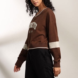 Pakistán fábrica Venta Directa Top llegada mujeres sudadera manga completa polar cosas mujeres sudadera - Product Image 2