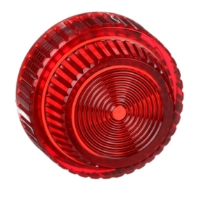 Pour Schneider Electric 9001R31 Lentille de Fresnel en polycarbonate rouge rainurée 30mm Harmony 9001K/9001SK avec voyant LED - Product Image 1