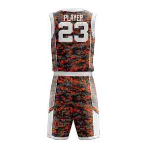 Uniforme de basket-ball professionnel design personnalisable tissu polyester premium confortable adapté aux hommes jeunes joueurs - Product Image 5