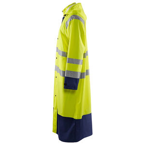 Veste de travail longue personnalisée pour hommes Manteau d'uniforme en toile de coton durable avec logo OEM Vêtements de travail robustes Fabricant en gros - Product Image 3