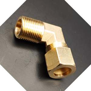 Nén áp lực cao nam khuỷu tay đồng thau bspt phụ kiện đường ống mạ xử lý bề mặt kháng cao - Product Image 5