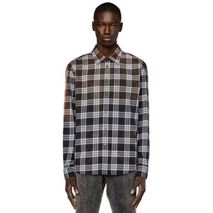 Camisas de franela a cuadros de algodón para hombre personalizadas OEM, suaves, cómodas y transpirables de talla grande, nuevo diseño, camisas de franela para hombre - Product Image 6