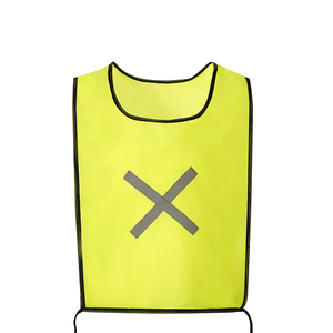 Chaleco reflectante de alta visibilidad para carretera, amarillo fluorescente, económico, reflectante, de alta visibilidad para correr, de lana. - Product Image 4