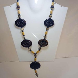 Premium haute qualité nouveau collier en résine de bijoux de mode vente chaude de l'inde collier fait main pour les femmes et les filles résine - Product Image 1