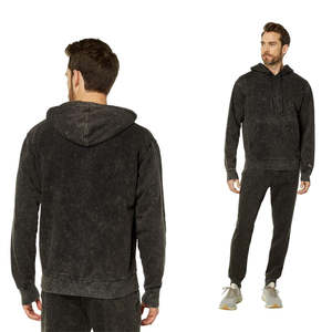 Sudaderas con Capucha al por Mayor, Lavadas al Ácido, Transpirables, Resistentes al Viento, Diseño OEM, Calidad Premium, Sudaderas con Capucha Lavadas al Ácido para Hombre a Bajo Precio 2025 - Product Image 6