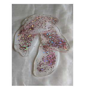 Sous-verres en résine pour les articles de fête pour les restaurants, sous-verres en verre pour la meilleure forme de conception de fleurs - Product Image 6