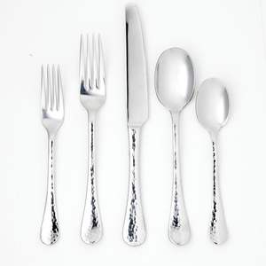 Nuevo juego de cubiertos de acero inoxidable de Metal hecho a mano Vintage, juego de cubiertos de vajilla para el hogar de diseñador elegante para accesorios de cocina - Product Image 4