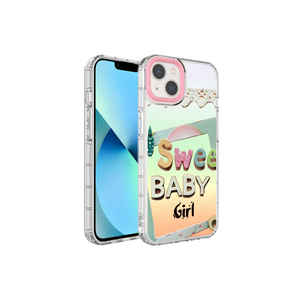 Étui en silicone rigide de qualité supérieure ATA Korn Series pour iPhone 14 Plus, motif coloré, anti-traces de doigts, protection de l'appareil photo XS A22 - Product Image 1