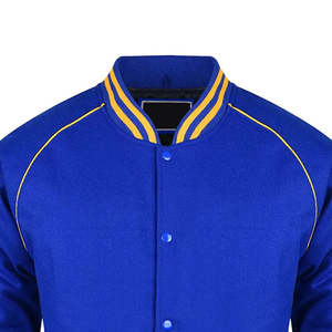 Meilleure vente de haute qualité hommes hiver mode veste col montant Style Letterman - Product Image 5