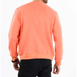 Sweat-shirt personnalisé en molleton de coton lourd 100% pour hommes pour l'hiver Sweat-shirt en molleton de coton mélangé pour hommes à col rond - Product Image 2