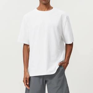 T-shirt élégant pour hommes coupe régulière ciel clair décontracté dernier t-shirt 100% coton solide avant Logo à manches courtes haut formel été looks de tous les jours - Product Image 2