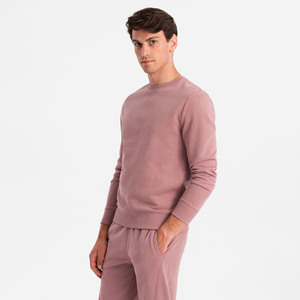 Ensemble sweat-shirt et jogging personnalisés à col ras du cou pour hommes, doux et durable, parfait pour une tenue décontractée de tous les jours - Product Image 4