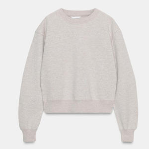 Étiquette personnalisée Streetwear taux d'usine haute qualité premium coton sweat vêtement teint col rond haut sweat surdimensionné 2026 - Product Image 3