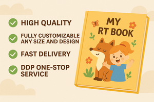 Livre à couverture rigide OEM pour enfants, finition brillante à prix d'usine, histoire d'animaux de la forêt, papier éducatif - Product Image 6