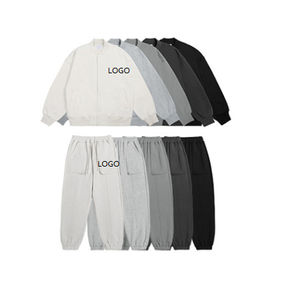 Nuevo diseño LOGO personalizado Conjuntos de chándales para correr para hombre Cremallera Sudadera con capucha Bolsillo Chándales muy cómodos de secado rápido a bajo precio - Product Image 1