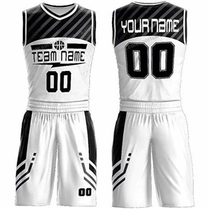 Customized Basketball Jersey Apparel Uniform Designs 100% Polyester Youth Team Pattern Sublimation Front Logo Quick Dry <b>Sets</b> - Product Image 1