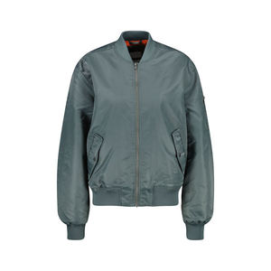 Blouson bombardier d'extérieur unisexe avec logo personnalisé pour femmes hiver avec fermeture éclair en coton dans les tailles couleurs coupe ajustée 2025 - Product Image 1