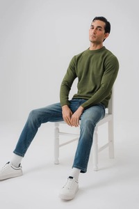 กางเกงยีนส์ขากว้างเอวสูงของผู้ชายใหม่2025กางเกงยีนส์ลำลองระบายอากาศ - Product Image 2