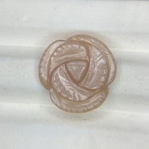 Joyería a granel hecha a mano de la mejor calidad, flor de piedra lunar de melocotón rara tallada, talla de grado de piedra preciosa blanca Natural - Product Image 1