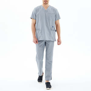 Col en V, uniforme d'infirmière vente directe d'usine en gros prix d'usine uniforme d'hôpital col en V femmes hommes gommages - Product Image 5