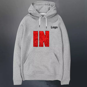 Vente en gros de sweat à capuche zippé avec logo personnalisé et pantalon de survêtement à motif uni pour hommes, survêtement de jogging imprimé pour les activités de plein air - Product Image 4