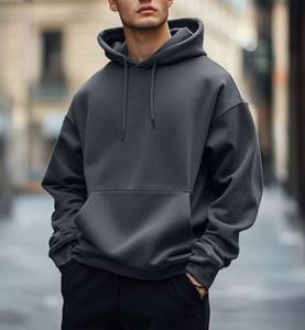 OEM Cotton Men's Gym Hoodies Pullover Full Face Zipper Custom Printing Wholesale Blank Full Zip Hoodie for Winter - Product Image 4