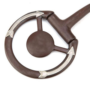 Mèche professionnelle en cuivre en acier allemand pour chevaux Mèche à bouche articulée Instrument vétérinaire - Product Image 5