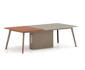 E1 Lớp Thiết kế hiện đại Bàn hội nghị gỗ Melamine 6 đến 14 chỗ bàn họp văn phòng cho phòng họp văn phòng - Product Image 5