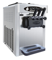 Machine à glace molle électrique professionnelle de haute qualité pour restaurant, à fonctionnement autonome, moderne, pour cornets, refroidissement direct, Baokang