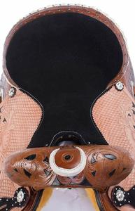 อานม้าขี่ม้าแบบอังกฤษสีน้ำตาลคุณภาพสูง ADEEFA สไตล์ตะวันตก ออกแบบอย่างชาญฉลาด ทำจากหนังแท้ ขนาดปรับแต่งได้ สำหรับการขี่ม้าเดรสสาจแบบอินเดีย - Product Image 3