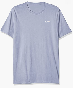 Custom Logo Unisex Cotton T-Shirt <b>Cheap</b> Quick Dry Custom High Quality Men's Short Sleeve Blank Solid Color Print Tee - Product Image 5