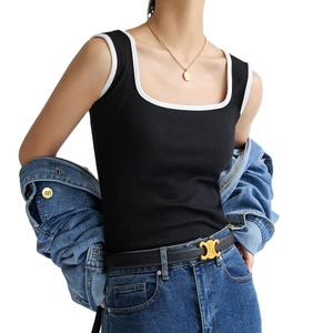 Débardeur Femme de Haute Qualité en Coton et Bambou Léger et Respirant avec Empiècements en Maille, Grandes Tailles Disponibles – Vente en Gros - Product Image 3