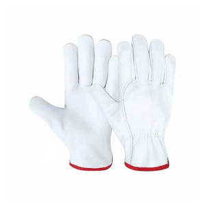 ถุงมือทำงานคนขับสำหรับผู้ชายถุงมือเชื่อมหนังแพะหนังวัวหน้าจอสัมผัสใช้งานทั่วไปออกแบบได้อย่างสะดวกสบาย - Product Image 5