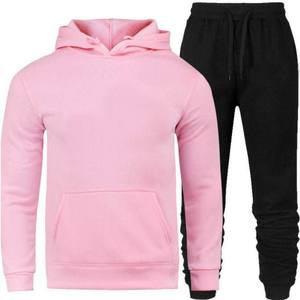 Conjunto de chándales de manga completa de tela transpirable para hombre, ropa informal de servicio OEM, ajuste holgado de algodón 100% más vendido - Product Image 3