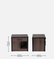 Table de chevet en bois de manguier, hauteur réglable, finition brun mat contemporaine, couleur personnalisable pour la chambre à coucher, meubles de salon