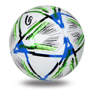 Ballon de football thermocollé fourni en usine personnalisé taille 2 3 4 5 jeu d'entraînement ballon de football en PVC pour intérieur extérieur - Product Image 3