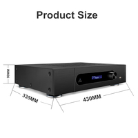 Amplificateur de caisson de basses numérique de classe D évalué 1000W 2U Design Amplificateur intégré mono pour haut-parleur de caisson de basses passif