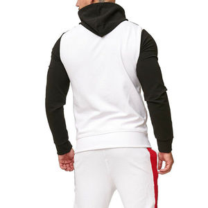 Sweat à capuche pour homme, lavage à l'acide, hiver, broderie, salle de sport, fitness, respirant, séchage rapide, 100% coton - Product Image 5