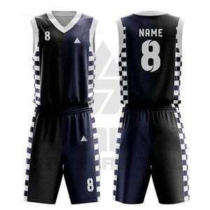 Conjunto de uniforme de baloncesto, diseño personalizado, Unisex uniforme de equipo de entrenamiento de competición deportiva, ropa, ropa de baloncesto - Product Image 1
