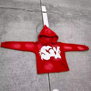 Pull à capuche vintage unisexe surdimensionné de haute qualité en coton imprimé bouffant personnalisé Design en relief Logo épaule tombante - Product Image 1