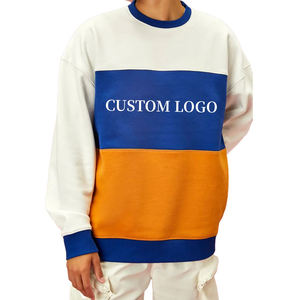 Sweatshirts en coton de haute qualité pour hommes conçus sur mesure 3D brodé imprimé Sportswear lettre motif style pour hommes OEM - Product Image 3